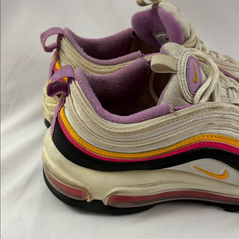 NIKE Air Max 97 (GS) Dawn & Dusk White Multi Girls 5.5Y - Picture 3 of 11
